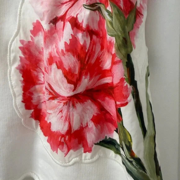 DOLCE & GABBANA
Logo cropped cotton sweatshirt W/ Tag Size 40 IT- 22 inches PTP - Picture 9 of 13